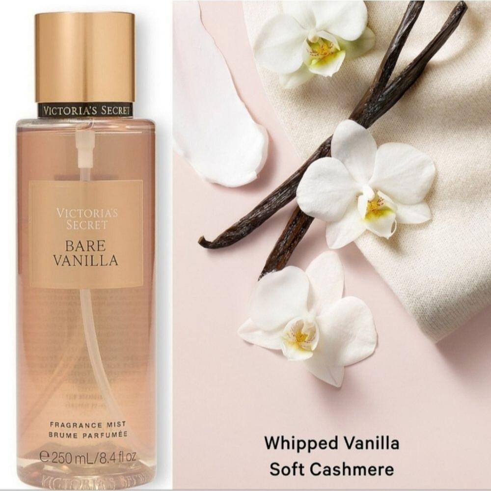 Victoria's Secret Bare Vanilla Fragrance Body Mist 8oz NEW